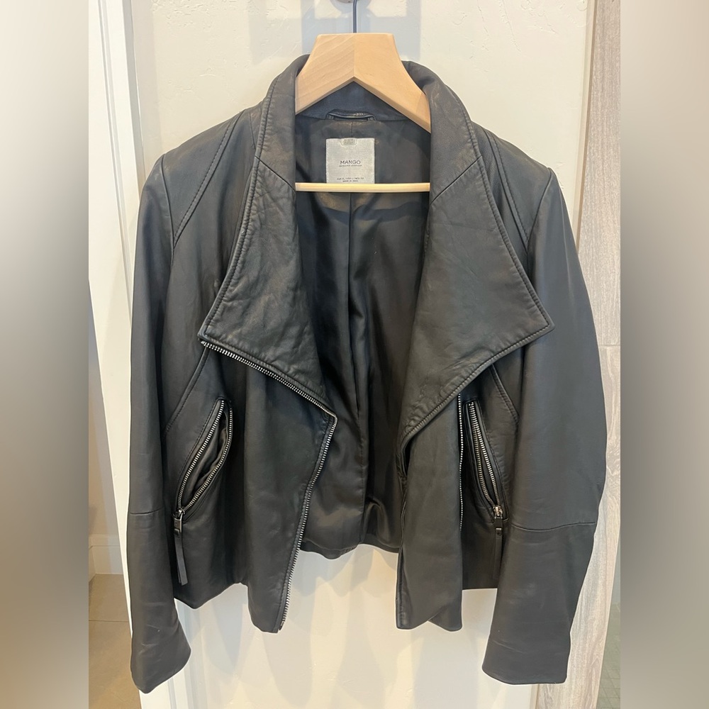 Faux Leather Jacket purchase from mango in 2018